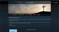Desktop Screenshot of healedofcancer.com